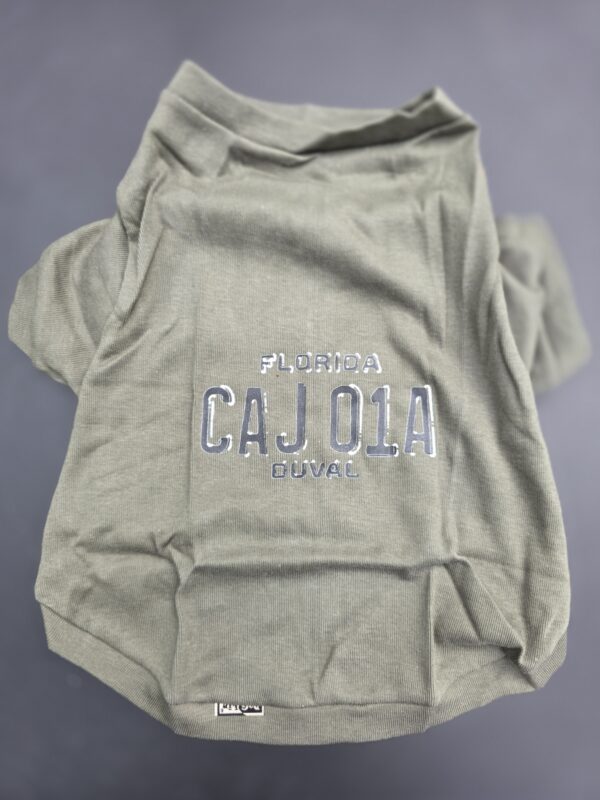 T shirt pour chien Kaki