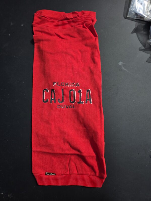 T shirt pour chien 45 cm rouge