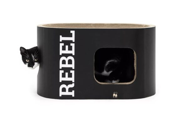 Petrebel griffoir panier en carton noir